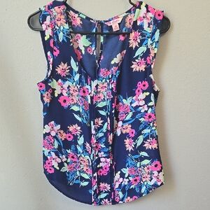 Floral Sleeveless Top